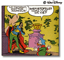 Figura 27.  Mefistofele si presenta al Dottor Paperus - copyright disney