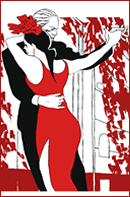 il poster di Angoulême 2008 (particolare) - © José Muñoz - clicca sull'immagine per ingrandirla il poster di Angoulême 2008 (particolare)
