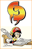 il logo di ComixComunity e Pepito