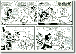 la seconda parte della tavola originale - copyright Luciano Bottaro