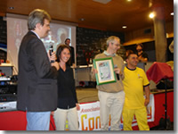 un momento della premiazione