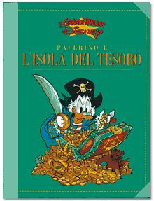 la copertina dell'Isola del Tesoro