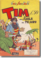 una copertina della serie Tim e i Pirati